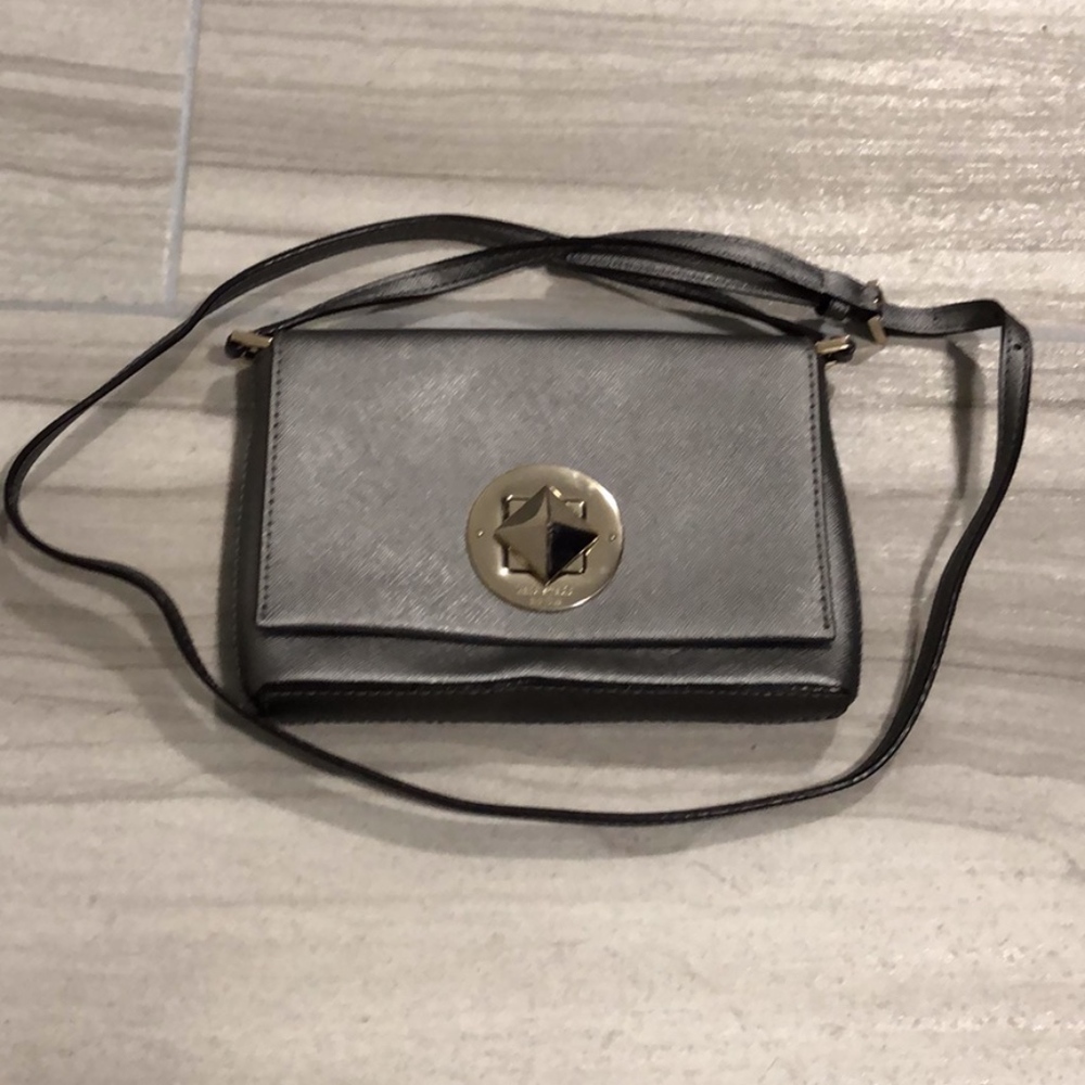 Kate Spade Newbury Lane Sally Silver Crossbody Bag